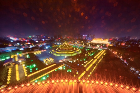 天堂-明堂-洛阳-明堂-夜景 图片素材