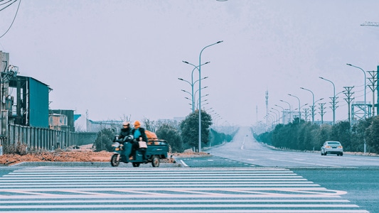 沙洋-路边社-道路-公路-地面 图片素材