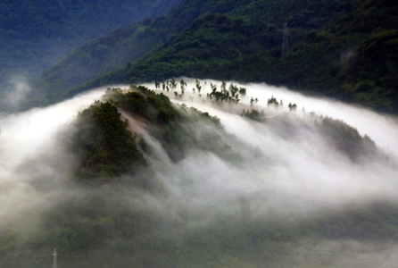 风光-四川长宁-风景-自然-山雾 图片素材