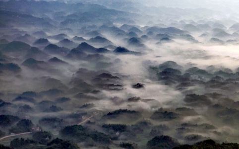 四川长宁-蜀南竹海-风光-中国加油-风景 图片素材