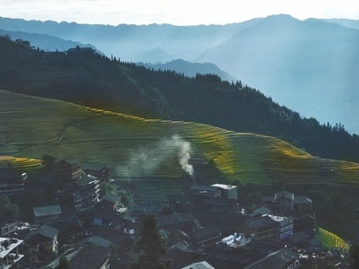 手机-华为-风景-色彩-乡间 图片素材