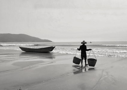 阳西-海边-人文-场景-渔民 图片素材