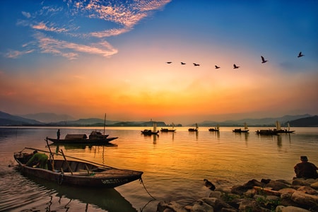场景-色彩-夕阳-风景-自然 图片素材
