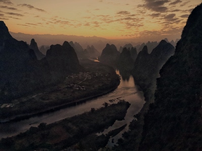 手机-色彩-场景-桂林-华为p30pro 图片素材