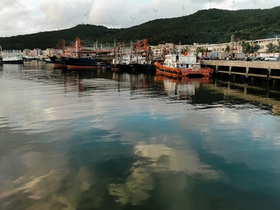 中国-水域-光影-色彩-场景 图片素材