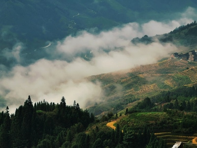 色彩-风景-华为-手机-龙胜 图片素材