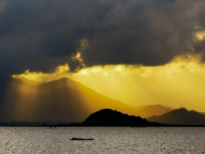 阳江市-场景-色彩-光影-夕阳 图片素材