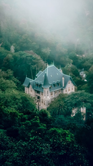 欧洲-雾-艺术-风景-城堡 图片素材