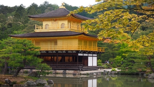 旅拍-风光-建筑-日本-金阁寺 图片素材