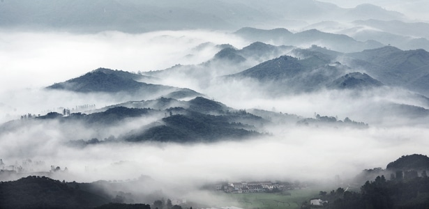 河南信阳-自然风光-风景-风光-山 图片素材