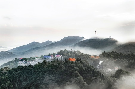河南信阳-鸡公山-风光-鸡公山-信阳 图片素材
