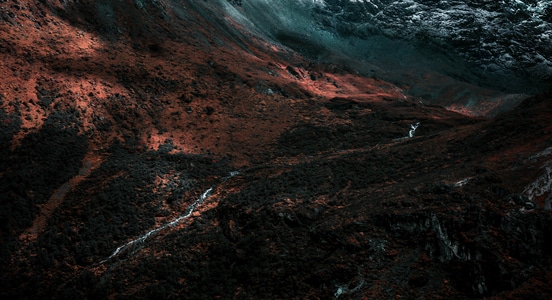 纹理-川西-全景-登山-稻城 图片素材