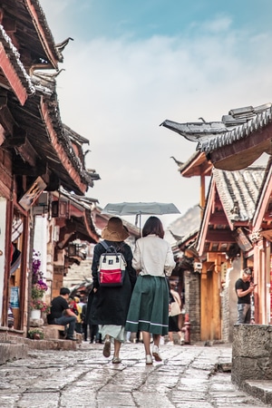 人像-旅行-旅游-我要上首页-丽江 图片素材
