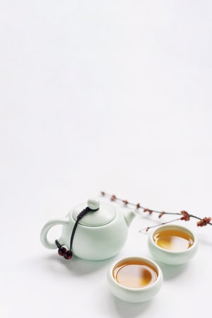 春-茶壶-茶-静物-杯 图片素材