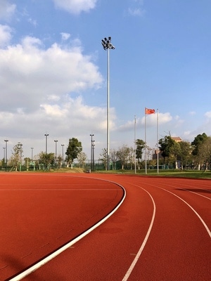 冬日暖阳-体育场-色彩-公路-体育场 图片素材