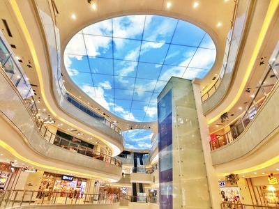 建筑-商城-超广角-设计-商场 图片素材