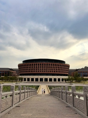 象牙塔的美-校园-浙大-体育馆-建筑 图片素材