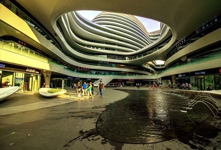建筑-北京-soho-商场-建筑 图片素材