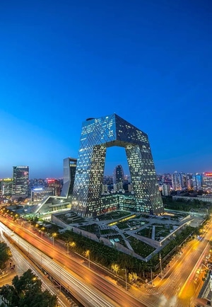 城市天际线-北京-城市-夜景-建筑 图片素材