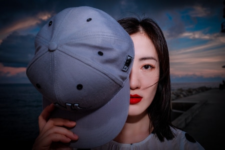 万宁-富士-我的六月-美女-女人 图片素材