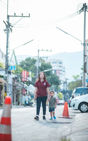 清迈-富士-街拍-城市-女人 图片素材