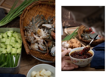 富士-我要上封面-拼图-美食-宅家美食 图片素材