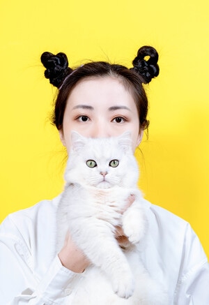 生活-疫情防控中的新年-成都-富士-你好2020 图片素材