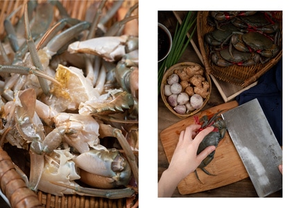 富士-我要上封面-拼图-美食-宅家美食 图片素材