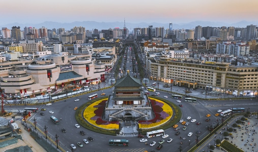 西安-城市-看你的城市-建筑-风光 图片素材