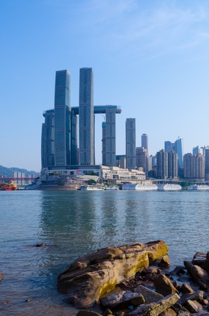 城市-勒是雾都-江水-桥都-桥 图片素材