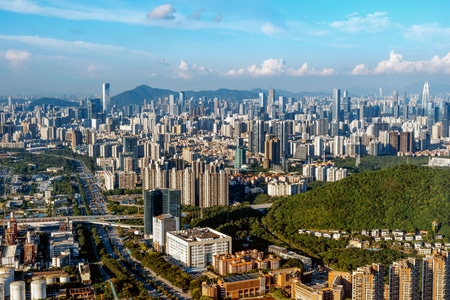 城市风光-蓝天白云-风光-城市风光-建筑 图片素材