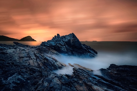看海-海浪-拉丝-海浪-海 图片素材