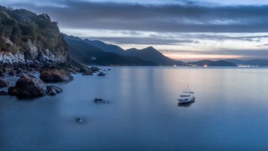 看海-日落-风光-风景-自然 图片素材