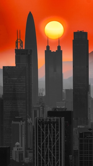 城市色彩-风光-建筑-房屋-高楼 图片素材