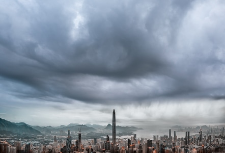 看你的城市-趣拍-天空-云-云层 图片素材