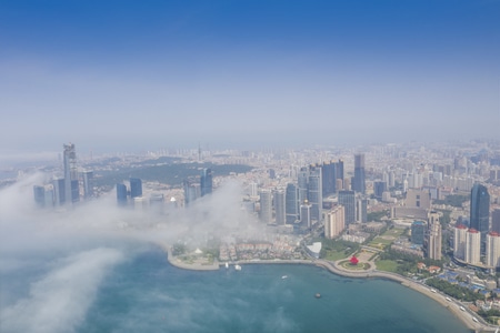 青岛市-风光-你好2020-城市-城市风光 图片素材