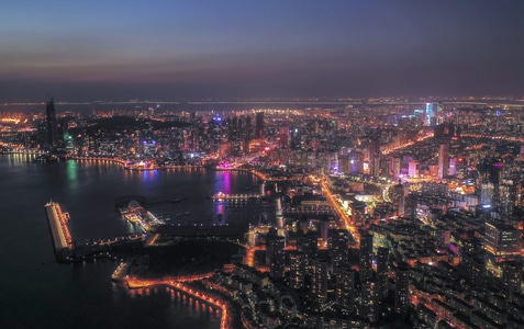 风光-你好2020-城市风光-高楼-大厦 图片素材