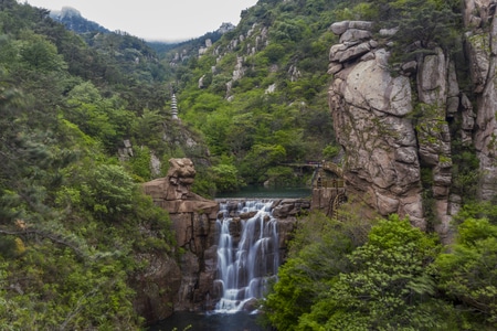 青岛市-风光-你好2020-风景-崂山 图片素材
