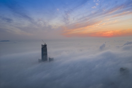 青岛市-风光-你好2020-风景-风光 图片素材