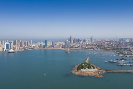 你好2020-风光-青岛市-城市-城市风光 图片素材