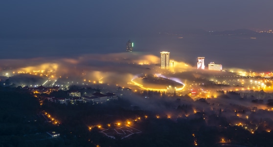 风光-小鱼山-日落-风景-风光 图片素材