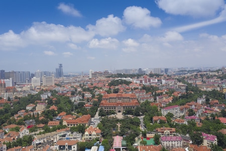 青岛市-风光-你好2020-城市-城市风光 图片素材