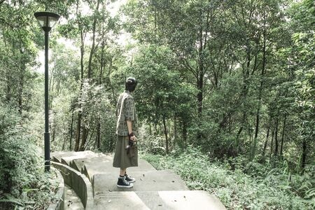 生日快乐-工装-摄影-人像-女人 图片素材