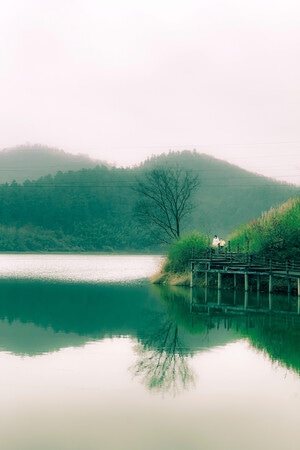 手机摄影-生活随拍-湖泊-湖水-风景 图片素材