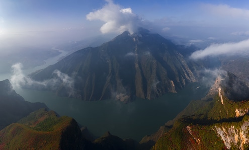 三峡-三峡之巅-峡谷-火山-三峡 图片素材