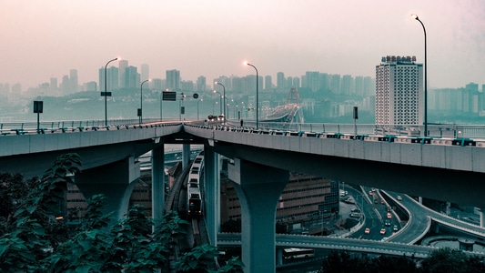 现代-城市-重庆-桥都-建筑 图片素材