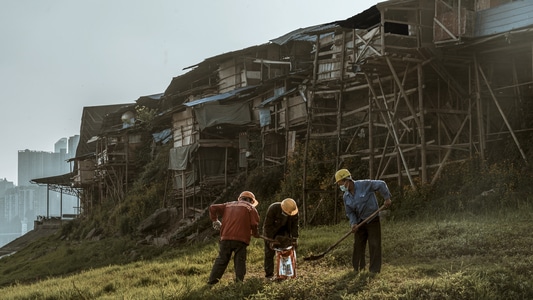 现代-尼康-建筑-重庆-城市 图片素材