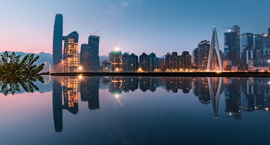 风光-旅行-重庆-建筑-高架桥 图片素材