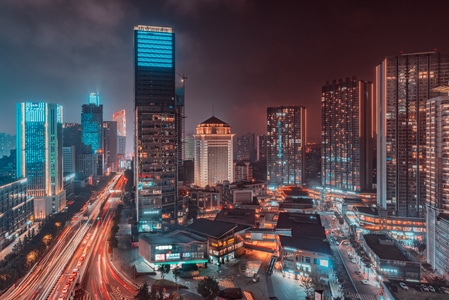 看你的城市-天际线-风光-色彩-重庆 图片素材