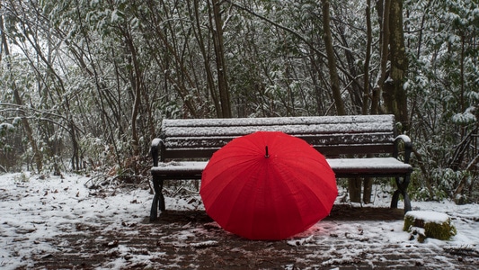 重庆-天气-雪-尼康-雨伞 图片素材